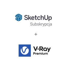 Sketchup Pro 2023 ENG + V-Ray Premium - 1 rok