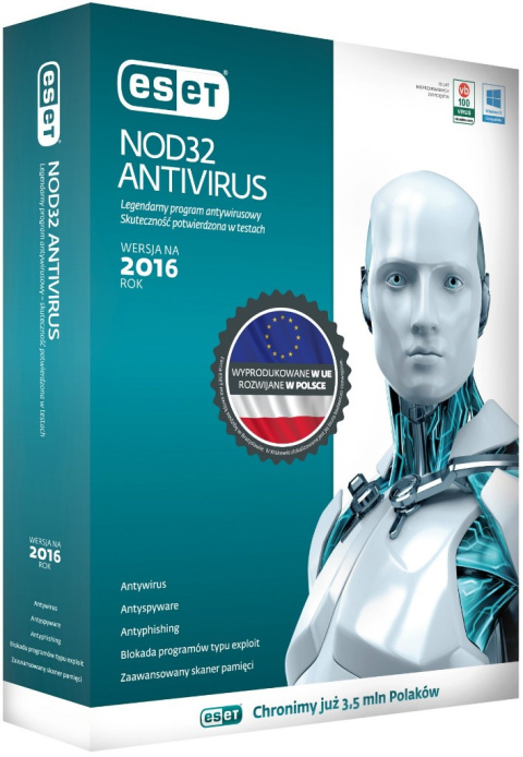 ESET NOD32 Antivirus 2016 PL ESET NOD32 Antivirus 2016 PL