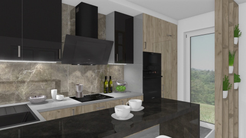 pro100 przykładowy render kuchni