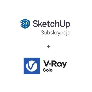 Sketchup Pro PL/ENG + V-Ray Solo - 1 rok