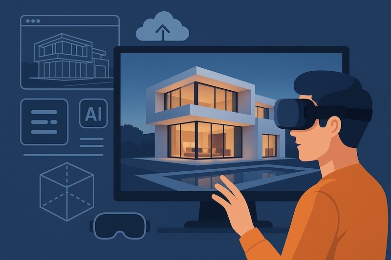 Trendy renderowania architektonicznego 2025: AR, AI, fotorealizm