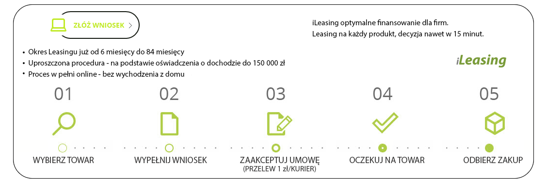 finansowanie
- leasing przez internet