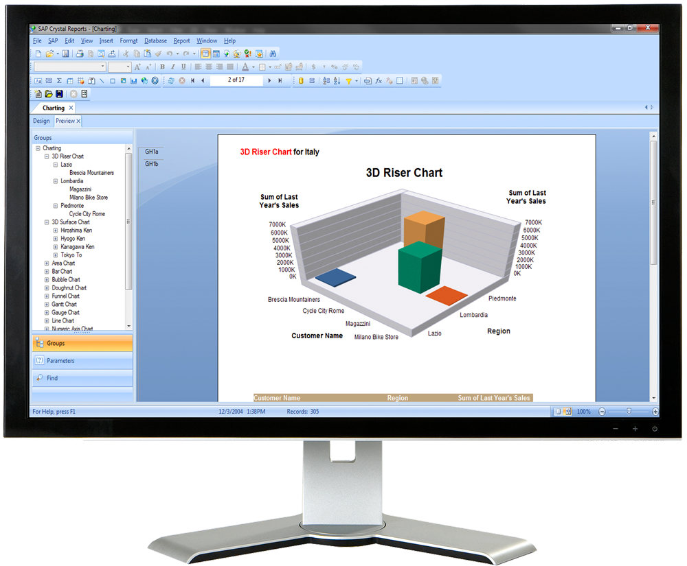 SAP Crystal Reports 2016